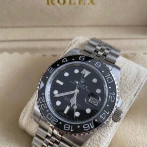 Rolex GMT Master ll zwart jubileum band 02