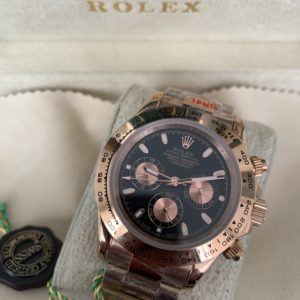 Rolex Daytona Rose Zwart 01