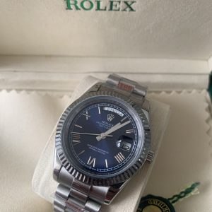 Rolex Daydate Blauw Romijnse cijfers 08