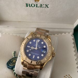 Rolex Yacht-Master Goud Blauw 40mm 07🍀