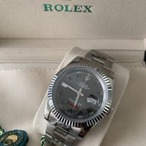 Rolex Datejust Grijs Wimbeldon Staal 07