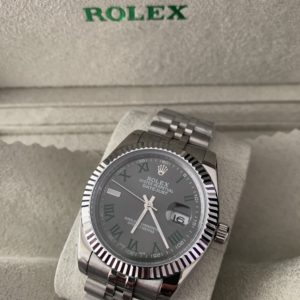 Rolex Datejust Wimbeldon staal  08