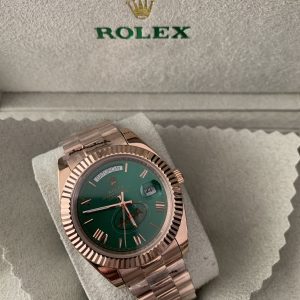 Rolex Daydate Rose / Goud  12