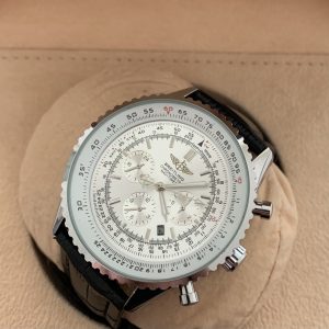 Breitling Wit Leerband  Chronograph 06