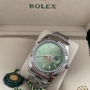 Rolex Datejust groen breedband 15