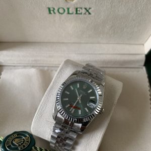 Rolex Dames Groen 28mm 12