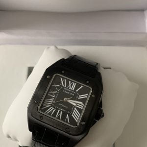 Cartier Santos Zwart Mat ♻️07