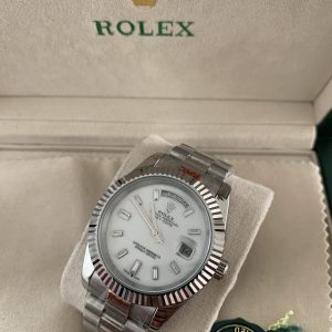 Rolex Daydate wit met steentjes 15