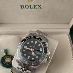 Rolex GMT Master ll Grijs/Zwart jubilee band nieuwste 9