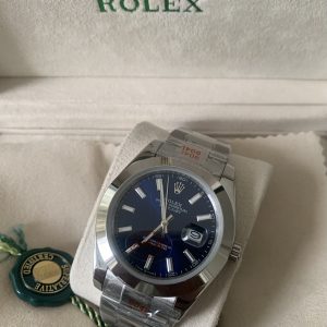 Rolex Datejust Blauw Gladerand  🍀05