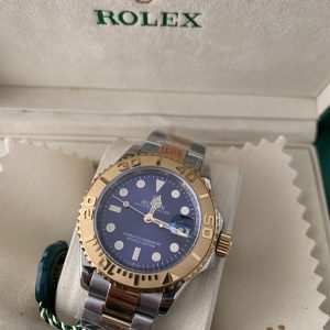Rolex Yachtmaaster Blauw Bicolor