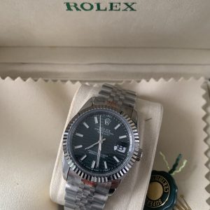 Rolex Dames Groen streepjes 36mm