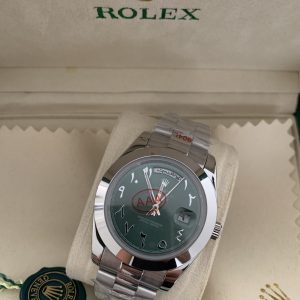 Rolex Datejust Groen Arabic 41 mm