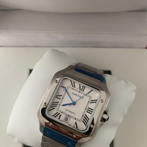 Cartier Santos Staal Wit