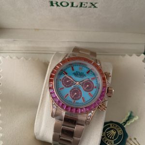 Rolex Daytona Rainbow Rose Nieuste🌿